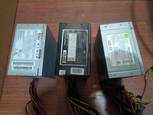 3 adet arızalı psu arızalı power supply bozuk psu bozuk power  
