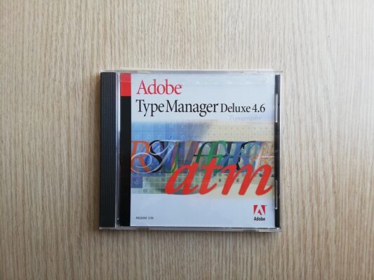 orjinal adobe type manager deluxe 4.6 kurulum cd  