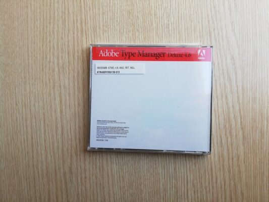 orjinal adobe type manager deluxe 4.6 kurulum cd  