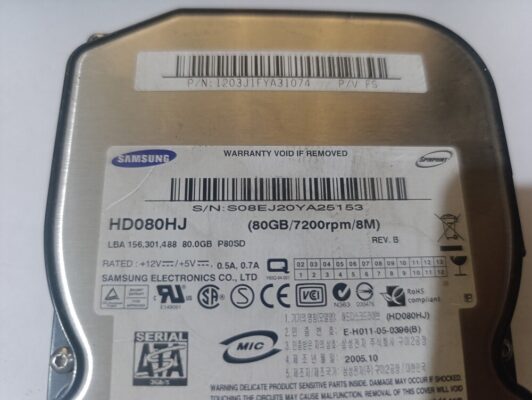 HD080HJ sata hard disk 80 gb hdd sabit disk hard disk  