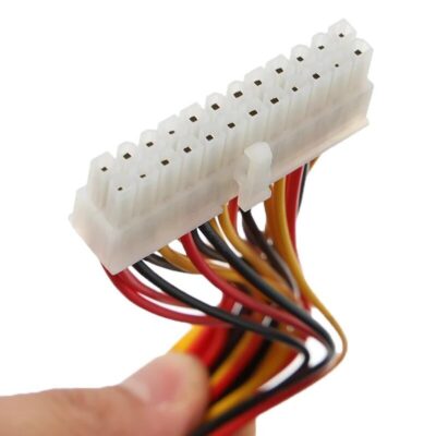 Kasaiçi Psu ATX 24 Pin Power Uzatma Kablo Supply Uzatıcı Ek Dişi Erkek Kablo  