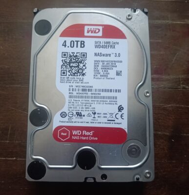 WD40EFRX Arızalı 4 tb hard disk  