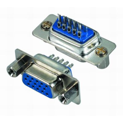 15 Pin Dişi D-Sub VGA Konnektör Fiş Lehimli vga dişi konnektör  