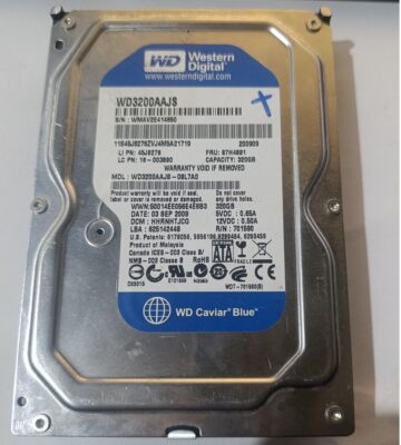 Arızalı WD3200AAJS Bozuk Sabit Disk Hdd  