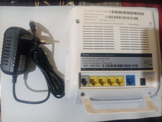 Zyxel VMG3312-B10B 4 Port 300 Mbps VDLS2 Modem  