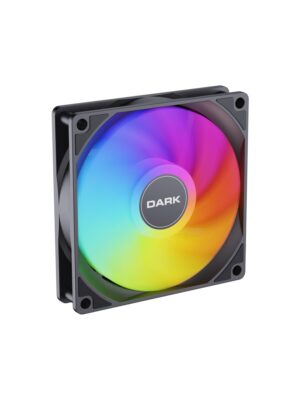 Sessiz 12cm 1200RPM FRGB 36CFM 22dBA 3Pin + Molex Kasa Fanı  