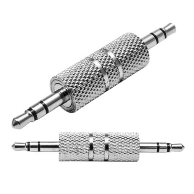 3.5 Mm Stereo Aux Erkek Erkek Ara Metal Jack