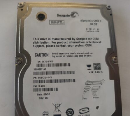 Seagate st980811as 80 gb sata sabit disk 2.5 hdd  
