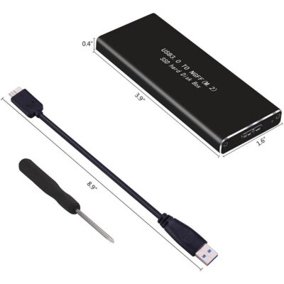 USB 3.0 to M.2 NGFF Ssd Harici Taşınabilir Harddisk Kutusu
