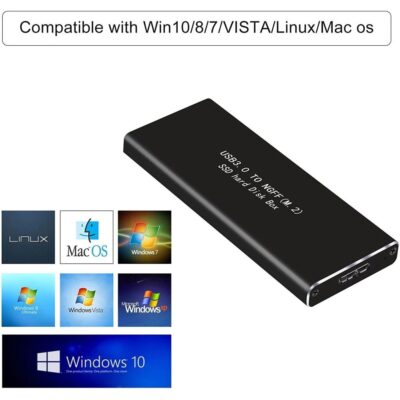 USB 3.0 to M.2 NGFF Ssd Harici Taşınabilir Harddisk Kutusu