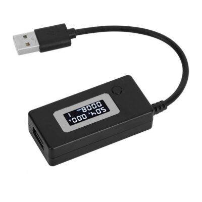 USB Voltaj ve Akım Ölçer Test Cihazı