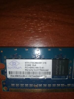 ddr2 533 mhz ram 512 mb ram sağlam  