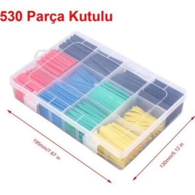Isı ile Daralan Boru Shrink Makaron Kablo Yalıtım