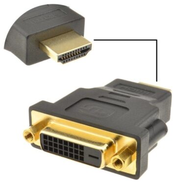 Hdmi Erkek to Dvi (24+1) Dişi Çevirici Dönüştürücü Dvi to Hdmi  