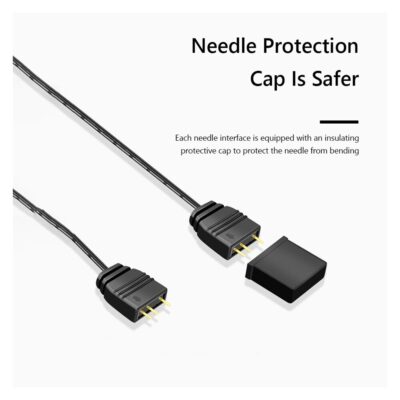 5V 3Pin ARGB 2 Port Splitter Çoklayıcı Kablo - 5V 3Pin Uzatma Kablosu  