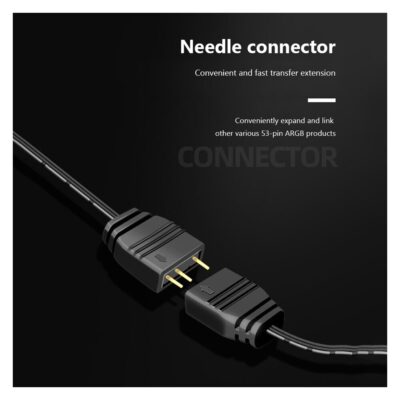 5V 3Pin ARGB 2 Port Splitter Çoklayıcı Kablo - 5V 3Pin Uzatma Kablosu  