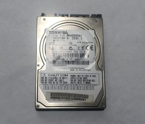 toshiba HDD2D34 2.5 40 gb sata hard disk hdd  