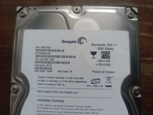 arızalı bozuk harddisk hurda hdd  