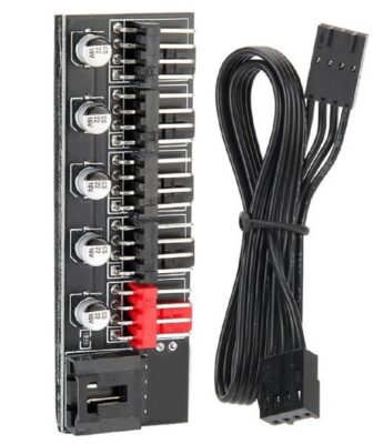 Fan Çoklayıcı 5 Port Y PWM Splitter 4 pin Hub Cpu Kablo Çoğaltıcı  