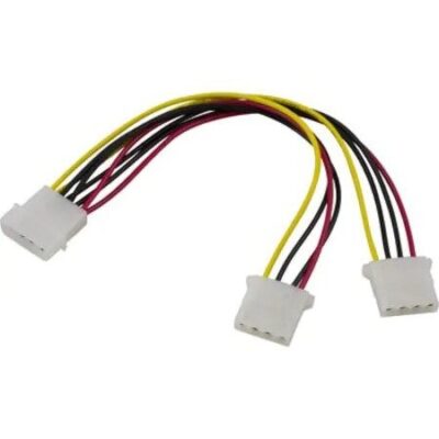 Kasaiçi Power ide Çoklayıcı 2 li -1 Erkek 2 Dişi molex çoklayıcı  