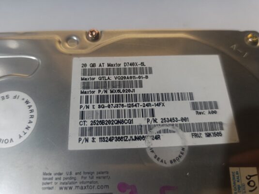 20 gb ide hard disk hdd sabit disk  