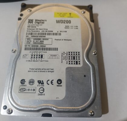 3.5" ide 20 gb sabit disk hdd  