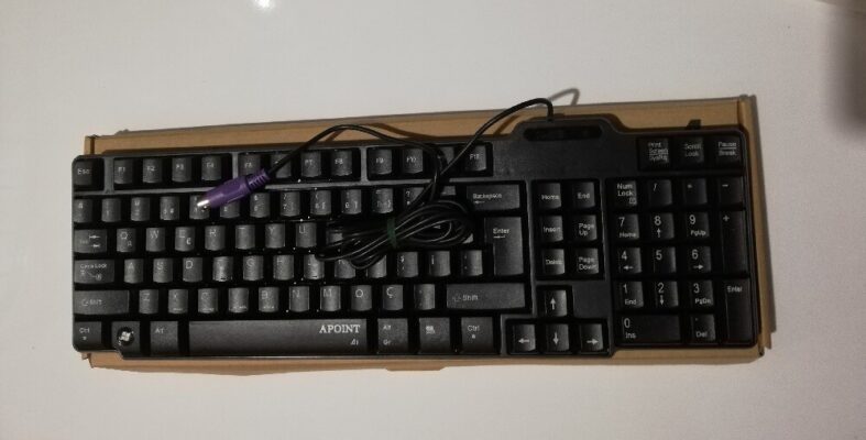 ps2 klavye q türkçe klavye pc klavye  