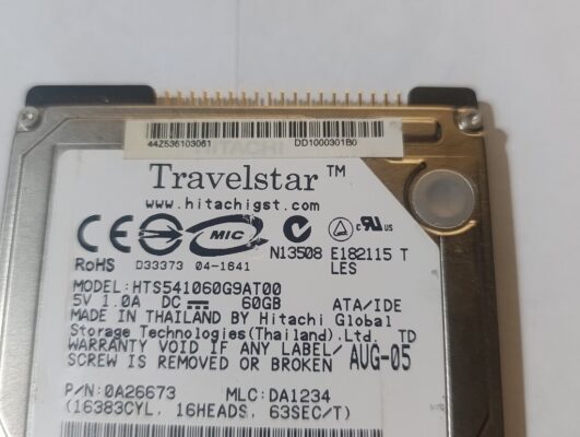 2.5 inç 2.5 inch ide ata hard disk hdd  