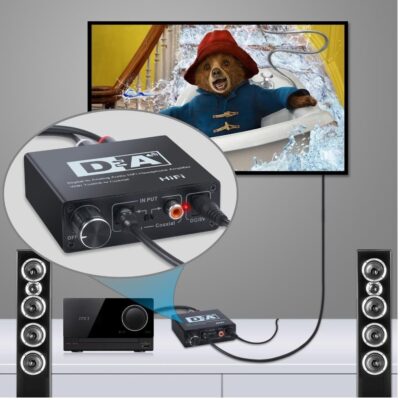 Digital To Analog Dac Çevirici Dönüştürücü Ses Optik Adaptörü