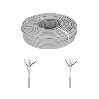 200 Metre - CCTV Kablo 2+1 0.22mm Folyolu - Güvenlik Kamera Kablosu