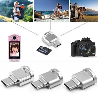 Type-c hafıza kartı okuyucu typec microsd okuyucu type-c otg