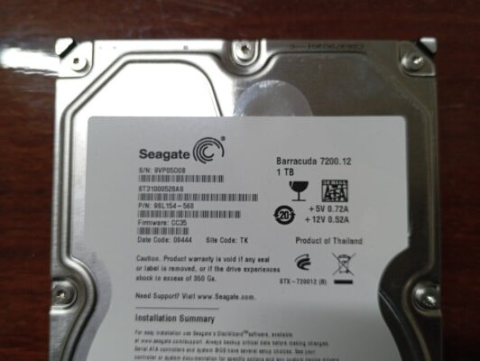 ST31000528AS BOZUK HDD  