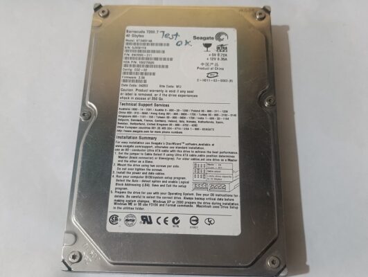 40 gb pata ide sabit disk hdd hard disk  
