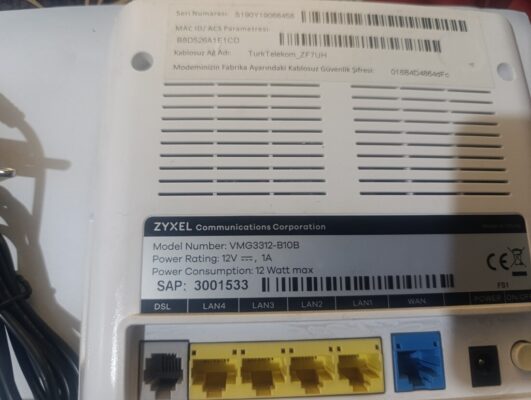 adsl2 vdsl2 kablosuz modem wifi internet  