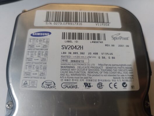 20 gb ide hard disk 3.5 inç  
