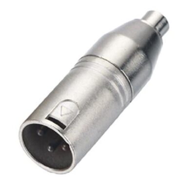 Xlr Erkek - Rca Dişi Adaptör 3 Pin XLR Erkek RCA Dişi  