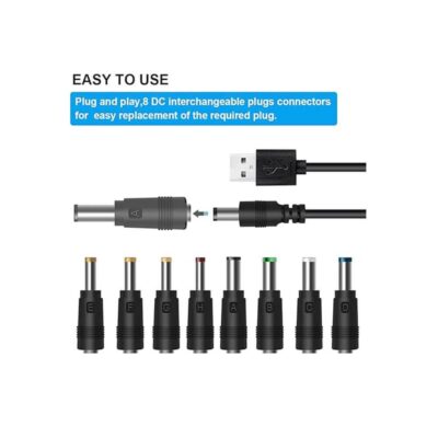 DC 5.5x2.1 mm Çevirici Konnektör Adaptör Ucu Çevirici Set
