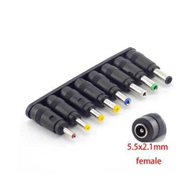 DC 5.5x2.1 mm Çevirici Konnektör Adaptör Ucu Çevirici Set