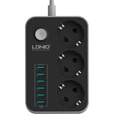 3lü Akım Korumalı Priz 6 usb girişli 3lü priz