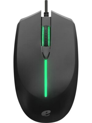 USB Siyah Rainbow Aydınlatmalı Mouse  