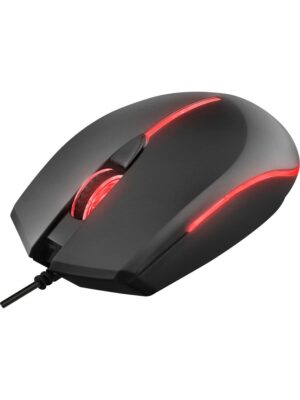 USB Siyah Rainbow Aydınlatmalı Mouse  
