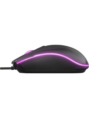 USB Siyah Rainbow Aydınlatmalı Mouse  