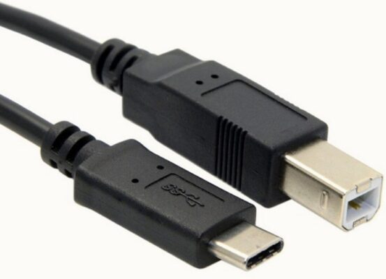 Tpe C To Usb Printer Yazıcı Tarayıcı Ara Bağlantı Kablosu 1.5Metre  