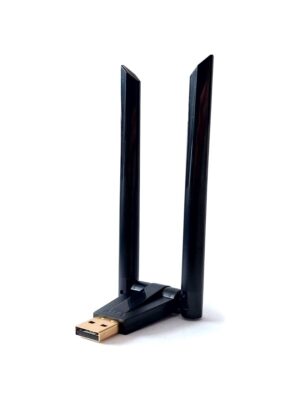 Kablosuz Wifi Alıcı Çift Antenli Wriless Adaptör Wifi Dongle
