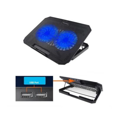 Çift Fanlı Laptop Soğutucu 8 Kademeli Standlı Notebook Soğutucu