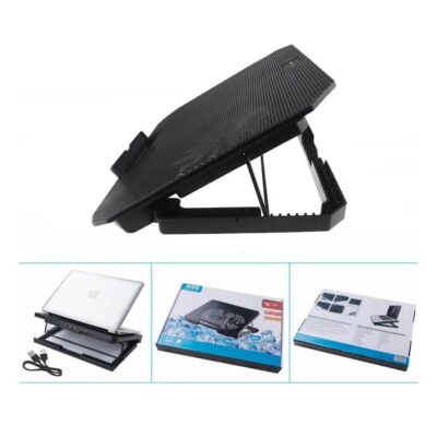 Çift Fanlı Laptop Soğutucu 8 Kademeli Standlı Notebook Soğutucu