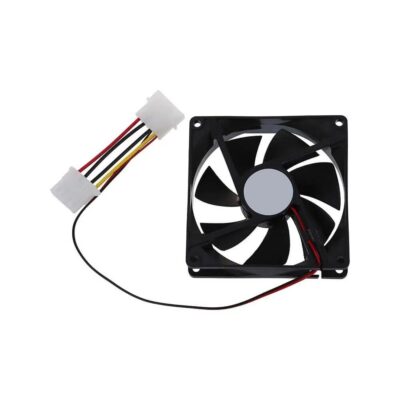 9cm Kasa Fanı Siyah Kasa Soğutucu Fan Sessiz  