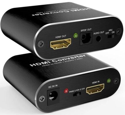 Hdmi To Hdmi Optik Stereo 2.0 4k Ayırıcı Çevirici Dönüştürücü Adaptör