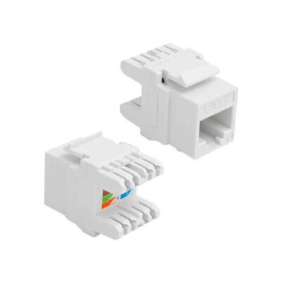 RJ45 Cat6 UTP 180 Derece Keystone Jack