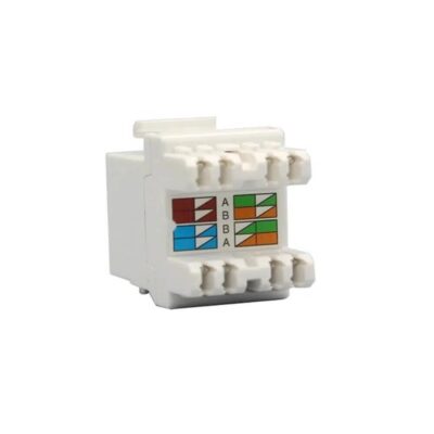 RJ45 Cat6 UTP 180 Derece Keystone Jack